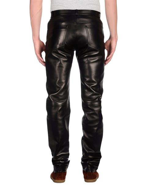 gucci leather pants men's|gucci men's leather pants.